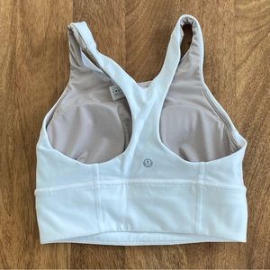 Lululemon Wunder Train Long Line Bra - WHITE - Size 4
